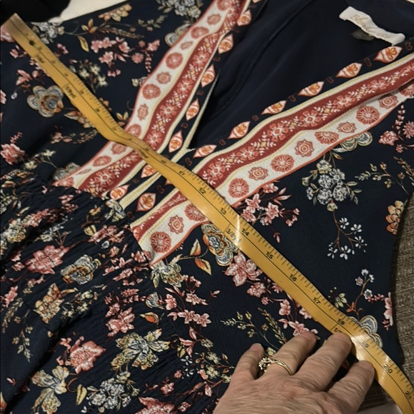 Vibrant Pink and Orange Halter Maxi Sundress - Picture 8 of 11